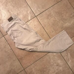 Peter-millar Men's Tan and Cream Trousers